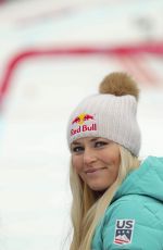 LINDSEY VONN Wins World Cup Downhill Race in Germany 02/04/2018