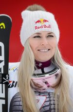 LINDSEY VONN Wins World Cup Downhill Race in Germany 02/04/2018