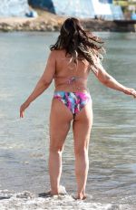 LISA APPLETON in Swimsuit at a Beach in Benidorm 02/03/2018