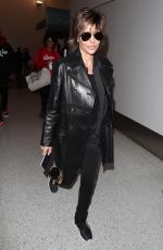 LISA RINNA at Los Angeles International Airport 02/27/2018