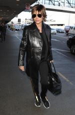 LISA RINNA at Los Angeles International Airport 02/27/2018
