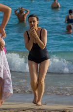 LISA WILKINSON in Swimsuit at a Beach in Waikiki 01/19/2018