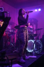 LIV DAWSON Performs at Bush Hall on the War Child Campaign at Brits Week in London 02/12/2018