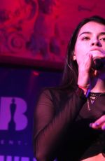 LIV DAWSON Performs at Bush Hall on the War Child Campaign at Brits Week in London 02/12/2018