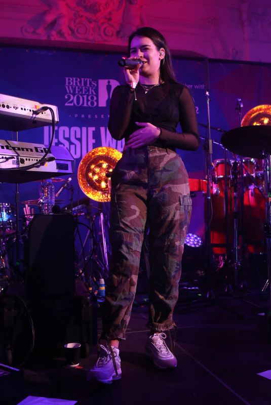 LIV DAWSON Performs at Bush Hall on the War Child Campaign at Brits Week in London 02/12/2018