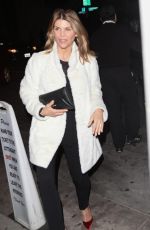 LORI LOUGHLIN Out for Dinner in West Hollywood 02/17/2018