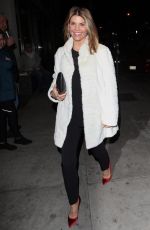 LORI LOUGHLIN Out for Dinner in West Hollywood 02/17/2018