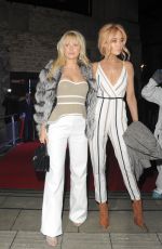 LOTTIE MOSS and NICOLA HUGHES Arrives at Naked Heart Foundation