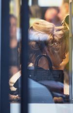 LOTTIE MOSS Gets a Blow Dry in London 02/14/2018