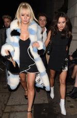 LOTTIE MOSS Leaves Universal Music Brit Awards Afterparty in London 02/21/2018