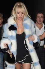 LOTTIE MOSS Leaves Universal Music Brit Awards Afterparty in London 02/21/2018