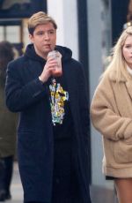 LOTTIE MOSS Out Shopping on Kins Road in London 02/12/2018