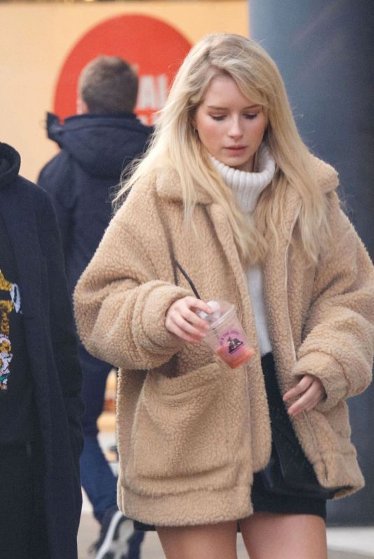 LOTTIE MOSS Out Shopping on Kins Road in London 02/12/2018