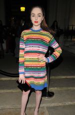 LOUISA CONNOLLY-BURNHAM at Pam Hogg Show at London Fashion Week 02/16/2018