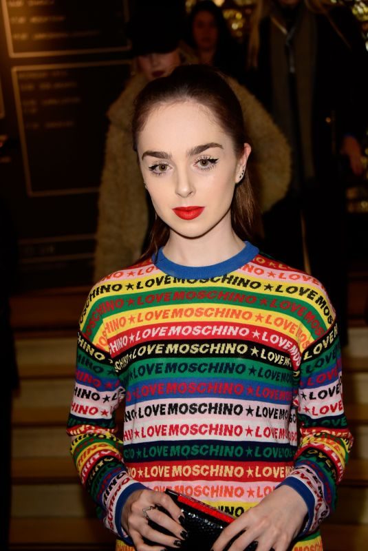 LOUISA CONNOLLY-BURNHAM at Pam Hogg Show at London Fashion Week 02/16/2018