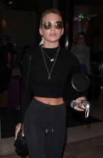 LOUISA JOHNSON at LAX Airport in Los Angeles 02/16/2018