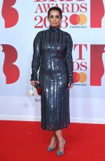 LOUISE REDKNAPP at Brit Awards 2018 in London 02/21/2018