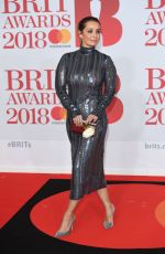 LOUISE REDKNAPP at Brit Awards 2018 in London 02/21/2018