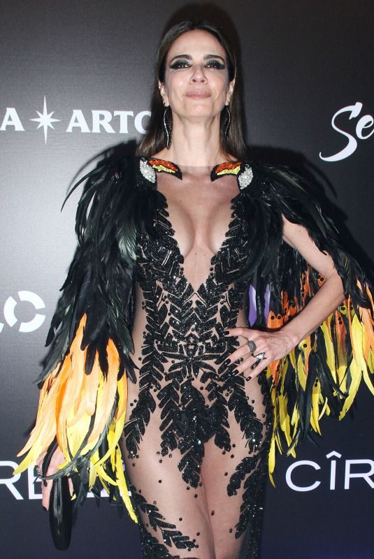 LUCIANA GIMENEZ at Vogue Carnival Ball in Sao Paulo 02/01/2018