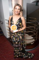 LUCIE SHORTHOUSE at Whatsonstage Awards in London 02/25/2018