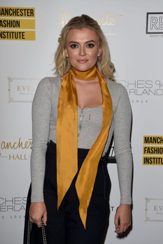 LUCY FALLON at Manchester Fashion Festival at Manchester Hall 02/23/2018