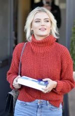 LUCY FALLON Out and About in Leeds 02/01/2018
