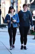 LUCY HALE Heading to a Gym in Studio City 02/18/2018