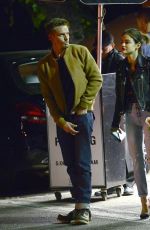 LUCY HALE Out for Dinner in Los Angeles 02/15/2018