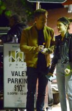 LUCY HALE Out for Dinner in Los Angeles 02/15/2018