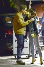 LUCY HALE Out for Dinner in Los Angeles 02/15/2018