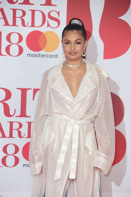 MABEL at Brit Awards 2018 in London 02/21/2018