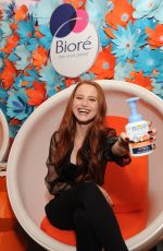 MADELAINE PETSCH at Biore Skincare Launch New Baking Soda Acne Cleansing Foam in New York 02/12/2018