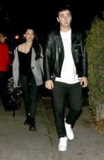 MADISON BEER and Zack Bia at Delilah Nightclub in West Hollywood 02/04/2018