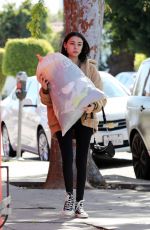MADISON BEER Gives a Big Bag of Clothes Away to Charity in Los Angeles 02/20/2018