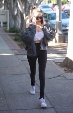 MADISON BEER Out and About in Los Angeles 01/31/2018