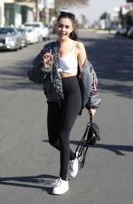 MADISON BEER Out and About in Los Angeles 01/31/2018