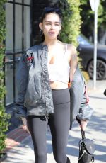 MADISON BEER Out and About in Los Angeles 01/31/2018