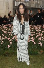 MAGGIE Q at Tory Burch Show at New York Fashion Week 02/09/2018