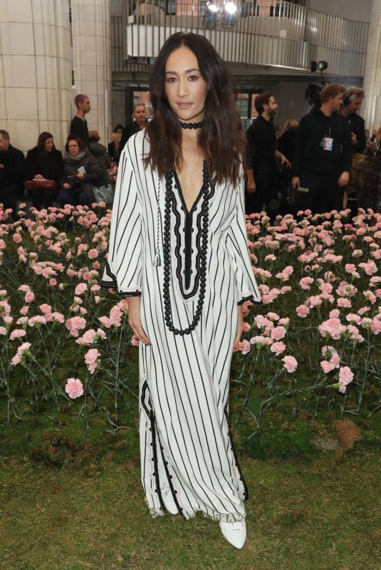 MAGGIE Q at Tory Burch Show at New York Fashion Week 02/09/2018