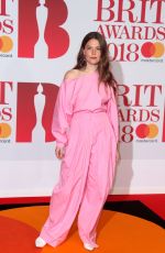 MAGGIE ROGERS at Brit Awards 2018 in London 02/21/2018