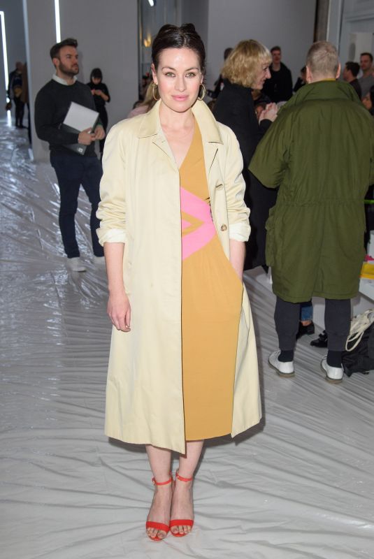 MAIMIE MCCOY at Jasper Conran Show at London Fashion Week 02/17/2018
