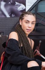 MAKAYLA LONDON at Revolve x Nike 1s Reimagined Pop-up Event in Los Angeles 02/16/2018