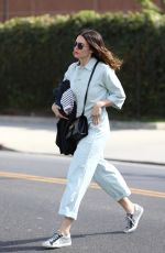 MANDY MOORE Leaves a Salon in Los Angeles 02/12/2018