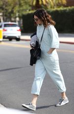 MANDY MOORE Leaves a Salon in Los Angeles 02/12/2018