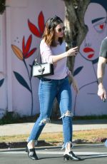 MANDY MOORE Out and About in Los Angeles 02/17/2018