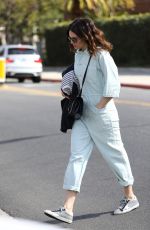 MANDY MOORE Shows Off New Haircut Out in Los Angeles 02/12/2018