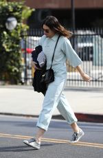 MANDY MOORE Shows Off New Haircut Out in Los Angeles 02/12/2018