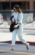 MANDY MOORE Shows Off New Haircut Out in Los Angeles 02/12/2018