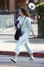 MANDY MOORE Shows Off New Haircut Out in Los Angeles 02/12/2018