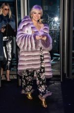 MARGARET JOSEPHS Leaves Carmen Marc Valvo Fashion Show in New York 02/11/2018